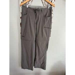 Outdoor Research Ferrosi Convertible Pants Gray Woman's Size 2
